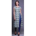 thumbnail image 2 of Bimba Kurti d'Été Sans Manches Imprimé Tunique Droite Robes pour Femmes, 2 of 6
