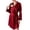 Wine, variant on LSLJS Women's Sexy Simulation Silk Mid Length Silk Home Clothing Bathrobes Pajamas, Robes Gifts for Women