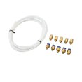 thumbnail image 1 of 3D Printer PTFE Tube, 6.6ft Reduce Wear PTFE Tube PC4 M6 Pneumatic Fittings  for Replacement for PLA, 1 of 8