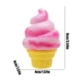 thumbnail image 3 of Squishy Ice Cream Stress Ball, Sensory Fidget Toy to Relieve Stress and Enhance Focus, Funny Novelty Plaything with Soft Texture, Excellent Anxiety Relief, 3 of 3