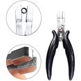 thumbnail image 3 of Colle de Kératine Fusion Pré-Liée Dissolvant Super Action et Pince à Embout I pour Extensions de Cheveux à la Kératine Rupture de Liaisons Micro Anneau Perles Lien Enlever Ensemble de Pinces, 3 of 5