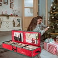 thumbnail image 1 of Christmas Daily Necessities Storage Bag Christmas Decoration Storage PE Multifunctional Organizing Bag, 1 of 7