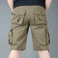 thumbnail image 4 of Cameland Men's Plus Size Cargo Shorts Multi-Pockets Relaxed Summer Beach Shorts Pants, 4 of 4