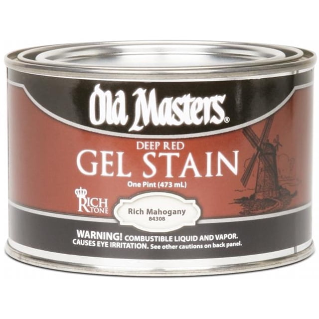 Old Masters 1 Pint Rich Mahogany Gel Stain