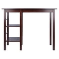 thumbnail image 2 of Egan Breakfast table with 2 side shelves in Walnut finish - 94144, 2 of 9