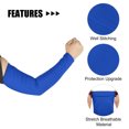 thumbnail image 3 of Unique Bargains 1 Pair Reduce Joint Pain Arm Elbow Compression Sleeve L Size Blue, 3 of 7