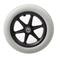 thumbnail image 1 of Roue de Remplacement de Fauteuil Roulant de 12 Pouces pour Fauteuils Roulants et Marchettes Accessoires Gris, 1 of 8