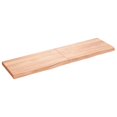 thumbnail image 1 of vidaXL Table Top Light Brown 180x50x(2-6) cm Treated Solid Wood Oak, 1 of 7