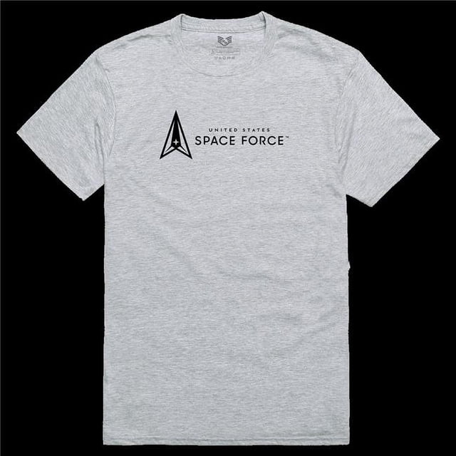 Rapid Dominance RS2-SF2-HGY-03 T-Shirt Graphique Décontracté US Space Force2, Gris Chiné - Grand
