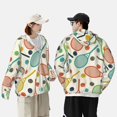 thumbnail image 4 of Lsque Racket and Tennis Ball Pattern UPF 50+ Lightweight Sun Protection Men's Women's Long Sleeve Shirt, Hoodie Performance -XX-Large, 4 of 7