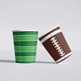 thumbnail image 4 of Event & Party Glimmering Football Themed Kids Birthday Party Tableware Set Featuring Plates Napkins Tablecloth For Cheerful Celebration 10PCS, 4 of 5