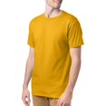 thumbnail image 3 of Hanes T-Shirts à Col Ras du Cou ComfortSoft pour Hommes, Lot de 4, S, Or, 3 of 5