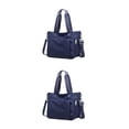 thumbnail image 2 of Wweixi 1/2/3 Sac Fourre-Tout Durable pour Femmes - Imperméable et Résistant à l'Usure, Multiples Poches, Bleu, 2 Pcs, 2 of 6