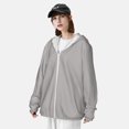 thumbnail image 3 of Lsque Gary Pattern UPF 50+ Lightweight Sun Protection Men's Women's Long Sleeve Shirt, Hoodie Performance -Medium, 3 of 7
