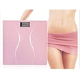 thumbnail image 5 of KUNOVA (TM) Pink Color Digital Bathroom Weight Body Scale with Smart Step-on Technology, Backlit White LED Display, Room Temperature, Battery Level 400lb/180kg, 5 of 5