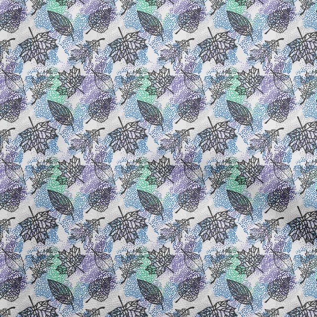 oneOone Polyester Spandex Light Blue Fabric Autumn Sewing Material Print Fabric By The Yard 56 Inch Wide