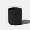 thumbnail image 2 of Veradek Mason Series Demi 16" Planter Black, 2 of 9