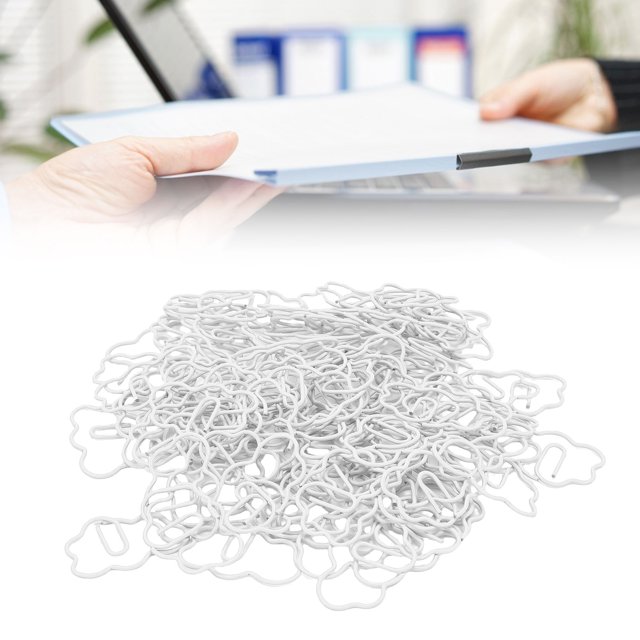 CLOUD SHAPED PAPER CLIPS DECORATIVE IRON BOOKMARKS PLANNER CLIPS ORGANIZING OFFICE SUPPLIES WITH TRANSPARENT BOX