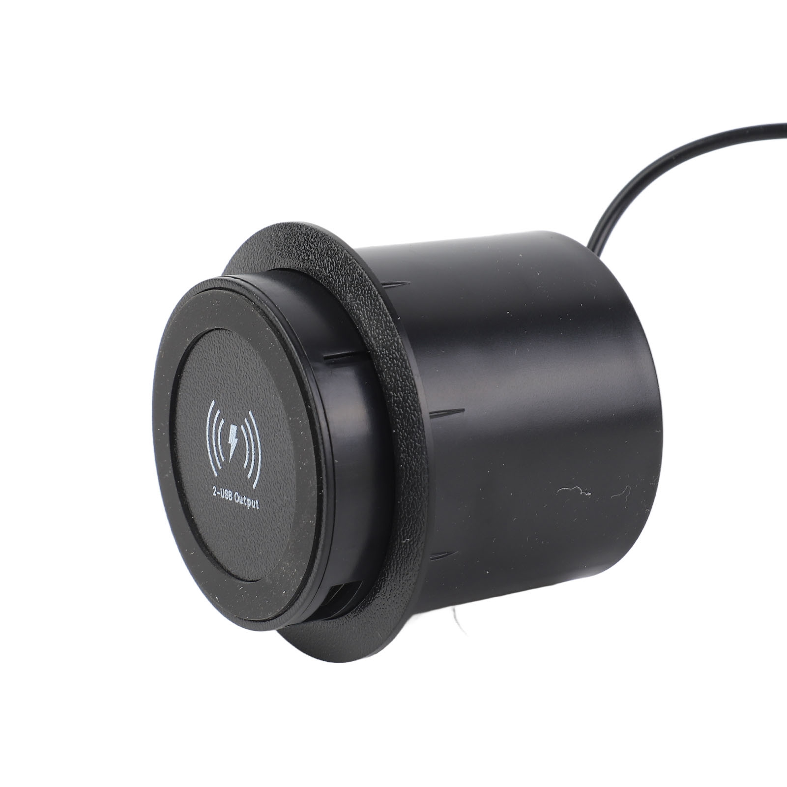 Desk Wireless Charger, Space Saving ABS  USB Ports Over Temperature  Wireless Charger Plug and Play  for Bar for Public Places