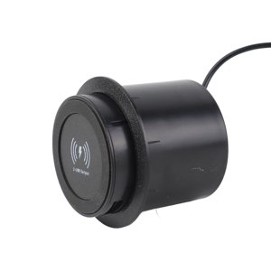 Chargeur de bureau sans fil, Space Sauver ABS USB Ports sur température sans fil chargeur Plug et jouer pour bar pour les lieux publics