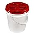 thumbnail image 3 of Bucket Kit, One White 5 Gallon Bucket 90 mil with Red Gamma Seal Lid, 3 of 4