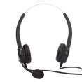 thumbnail image 2 of Casque de Service Client, Casque d'Affaires Réglable Design Ergonomique pour Télémarketing pour Conférence, 2 of 8