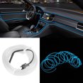 thumbnail image 4 of EL Cold Light, Waterproof Car Decorative Light Strip, For Center Console Steering Wheel Instrument Panel Lights Ice Blue, 4 of 8