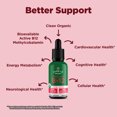 thumbnail image 2 of USDA Organic Sublingual Active Vitamin B12 50 day supply - Tastiest B12 - Fast acting for all ages. Natural, Kosher, Vegan, Non-GMO. Energy, Endurance, Mood, and Heart Health - Nothing Artificial, 2 of 25