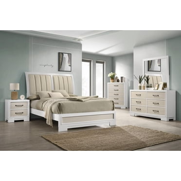 Ensemble de chambre Alyn Queen 8 pièces, blanc