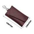 thumbnail image 3 of Aursykel Cowhide Leather Car Key Case Organizer for Men and Women with Multi Functional Storage for Home Keys and Cards Long Lasting Scratch Resistant Key Holder with Gift for Partner, 3 of 6