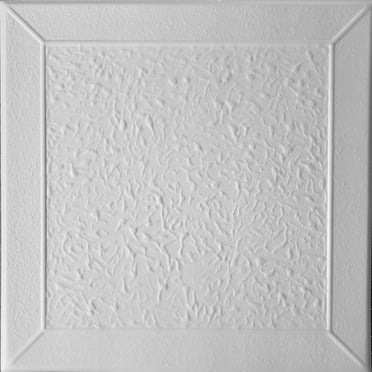 #RM41 pack of 24 Styrofoam Ceiling Tiles to cover popcorn ceiling (covers 64.5 sq.ft.)