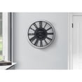thumbnail image 1 of Monarch Specialties I 9056 - Horloges, Ronde 20 Pouces, Horloge Murale, Noir, Argent, Transitionnel, 1 of 4