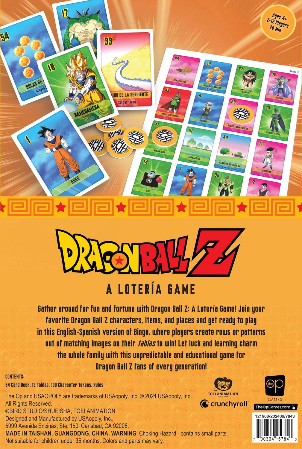 USAopoly Loteria: Dragon Ball Z