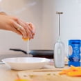 thumbnail image 4 of Cagogo Electric Egg Beater, Handheld Rotary Whisk for Baking Kitchen, Cordless Rechargeable Egg Mixer, Stainless Steel Blender for Cake Cream Milk, Home Cooking Baking Tools, 4 of 5