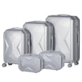 thumbnail image 3 of HIKOLAYAE Valise verticale avec roulette à 8 roues, 5 pièces - Conforme à la TSA, 3 of 7