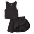 thumbnail image 4 of Ensemble 2 pièces avec jupe-short Athletic Works pour filles, 4 of 6