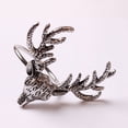 thumbnail image 2 of Christmas Napkin Clasp Restaurant Metal Elks Napkin Ring, 2 of 3
