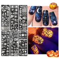 thumbnail image 2 of Halloween Nail Art Plaques Image Timbre Modèles Estampage Manucure Clou Estampeuse, 2 of 6