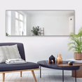thumbnail image 4 of NeuType Full Length Floor Mirror Rectangular Silver 65"x22", 4 of 8