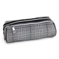 thumbnail image 1 of Pen + Gear Checked Pencil Pouch in Grey with White and Black Stitched Pattern, 1 of 6