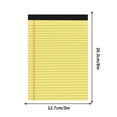thumbnail image 3 of Tyidzon Fournitures Scolaires Bloc-Notes à Ligne Horizontale A5 Détachable Bloc-Notes Mémo A4 Planificateur Portable Bloc-Notes 50 Pages, 3 of 6