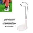 thumbnail image 2 of Support de Poupée, 1/6 Poupée Simple Rangement Pratique Blanc Support de Poupée en Acier Inoxydable pour Magasin de Poupée pour Enfant, 2 of 7