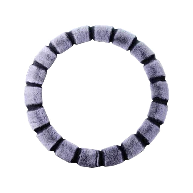 Steering Wheel Cover Car Steering Wheel Cover Imitation Wool Short Hair Winter Universal Handle Cover Warm and Cold Proof Lint Handle Cover Car Steering Wheel Cover