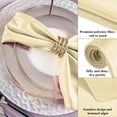 thumbnail image 4 of MVRLSH Napperons de Cuisine 1PCS Serviettes en Tissu 43*43cm Serviettes de Table Lavables pour Restaurant Mariage et Vacances Serviettes Réutilisables Champagne, 4 of 9