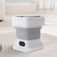 thumbnail image 1 of Mini Washing Machine, Portable Washing Machine Foldable Clothes Washer Wash and Spin Combo Portable Travel Washer for Baby Clothes Underwear Socks, Laundry Washer for Apartment, 1 of 7
