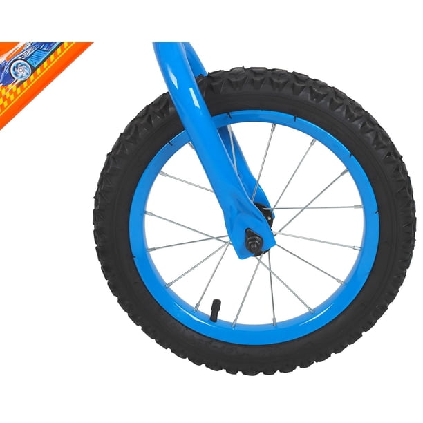 Hot Wheels 青 ホット　ウイール14インチ 幼児用自転車中古 Hot Wheels 14