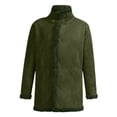 thumbnail image 4 of LOVZFMLL Vestes pour Hommes Manteaux d'Hiver Décontractés Couleur Unie Manches Longues Manteau à Boutons, 4 of 9