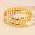 thumbnail image 3 of kurtrusly Brassard Feuille de Mode Femmes Bras Bracelet pour la Plage de Mariage de Graduation, 3 of 9