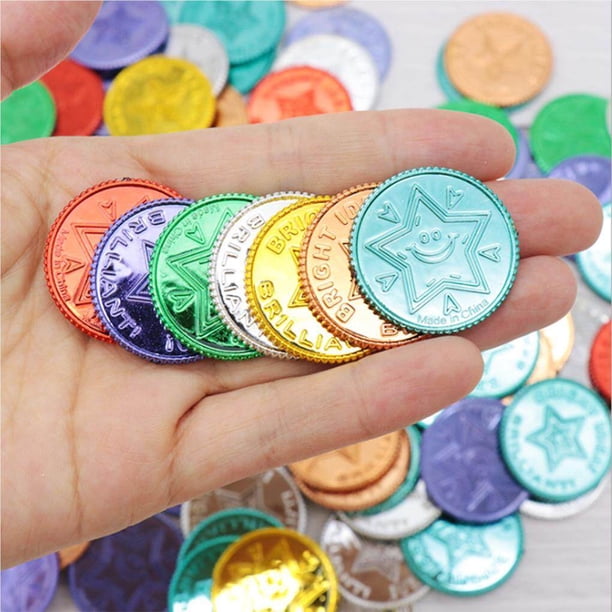 100 fausses pièces de 2 euros - Apprentissage de la monnaie pour enfants