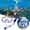 Blue, variant on Swimming for Aquatic Enthusiasts Diving and Snorkel Breathing Set for and Snorkeling Adventures